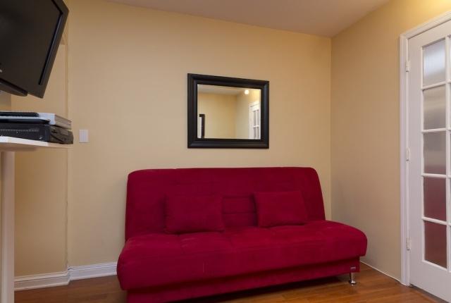 Living Room with Futon sofa
